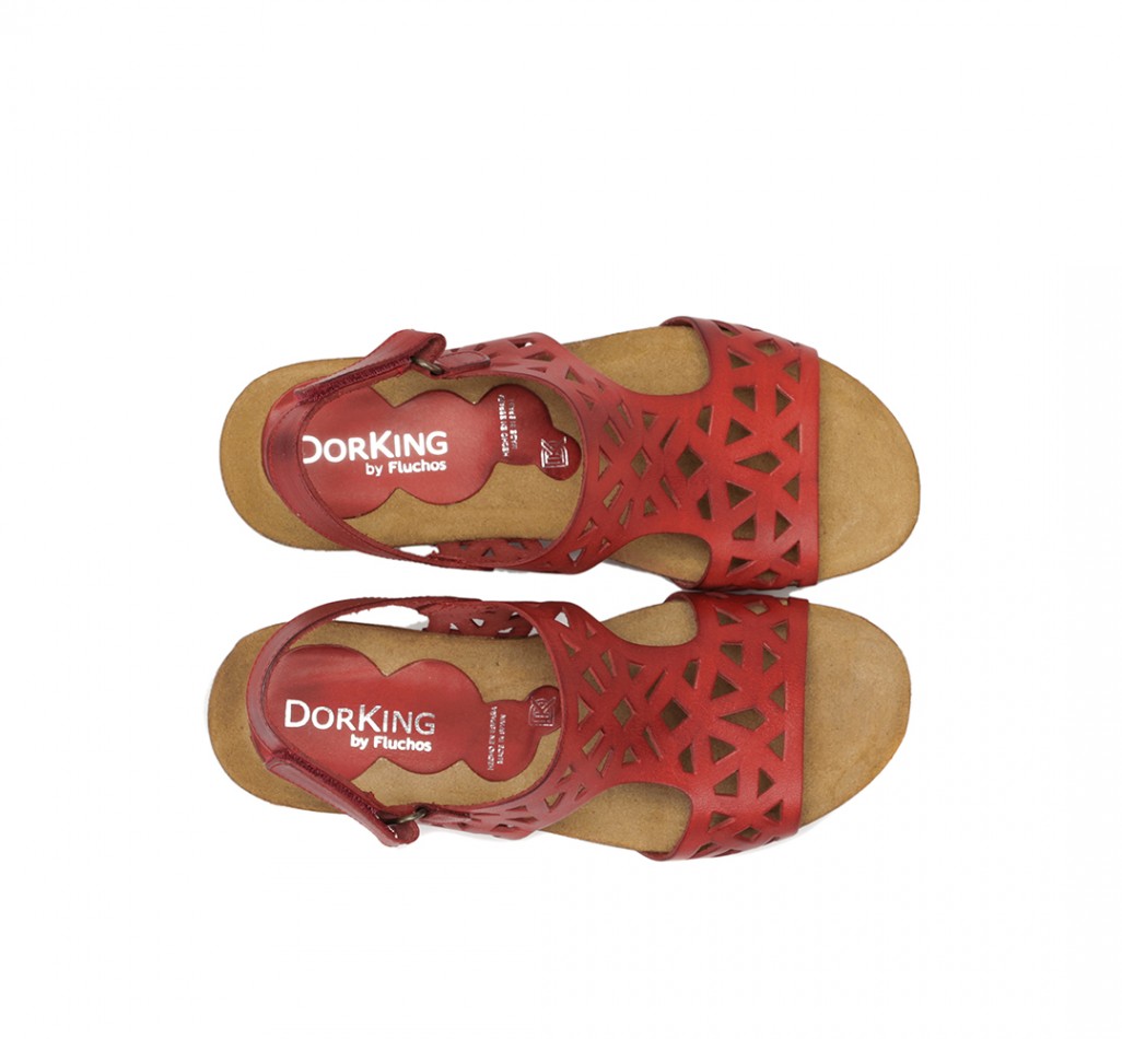 SUMMER D7846 Roter Sandale