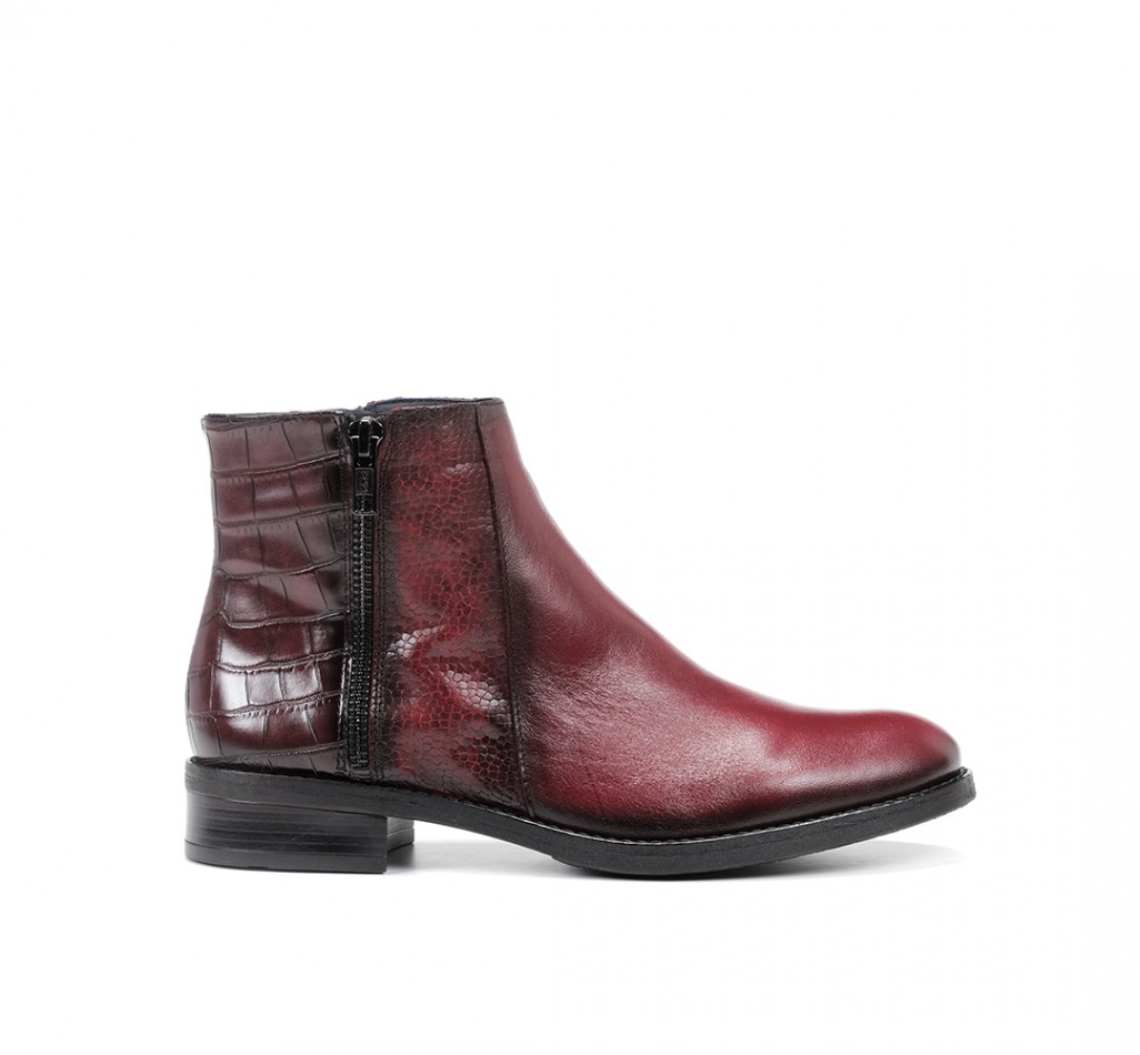 TIERRA D8260 Burgundy Ankle Boot