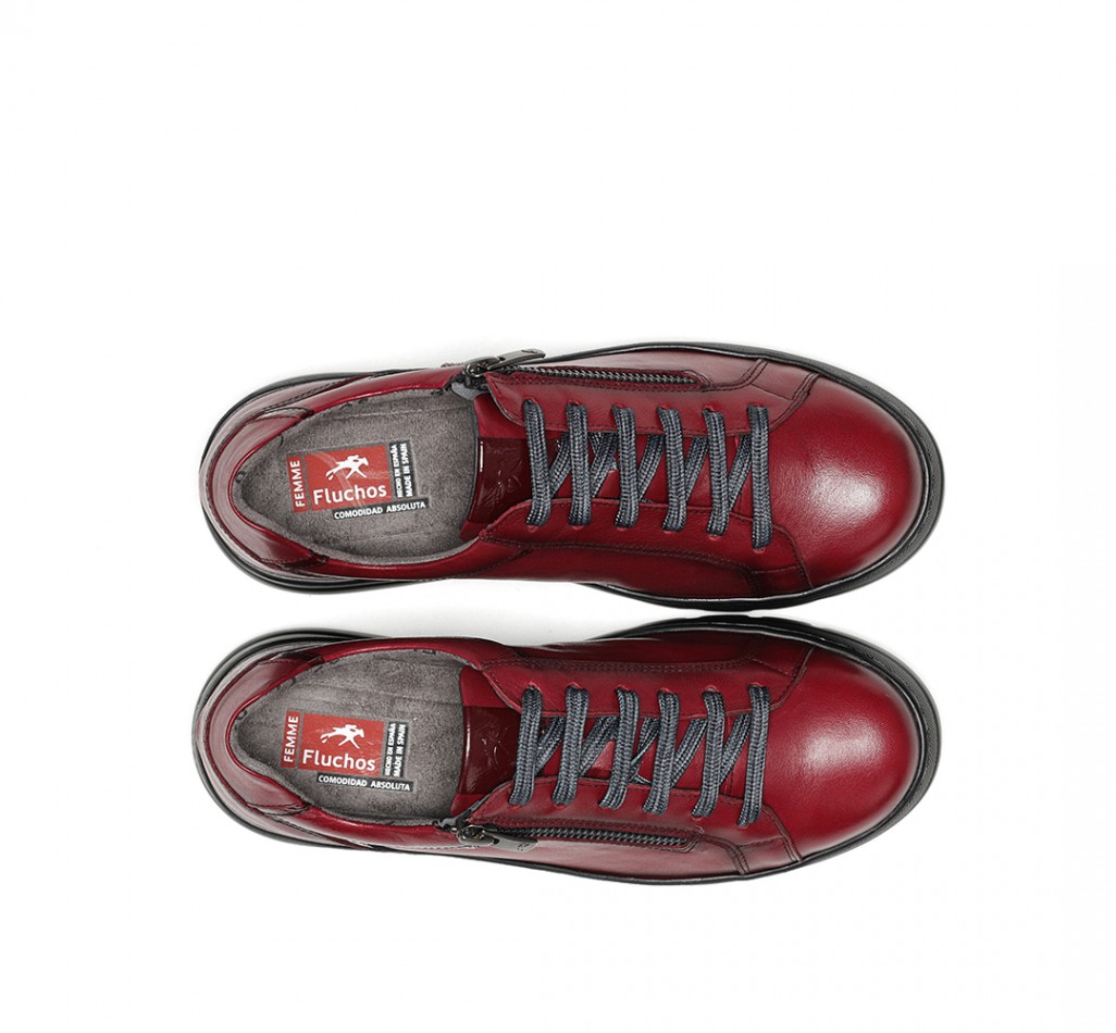 POMPAS F1666 Red Sneakers