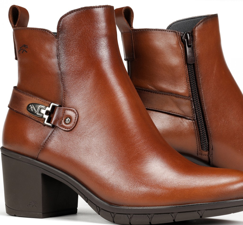 NYDIA F1798 Brown Ankle Boot