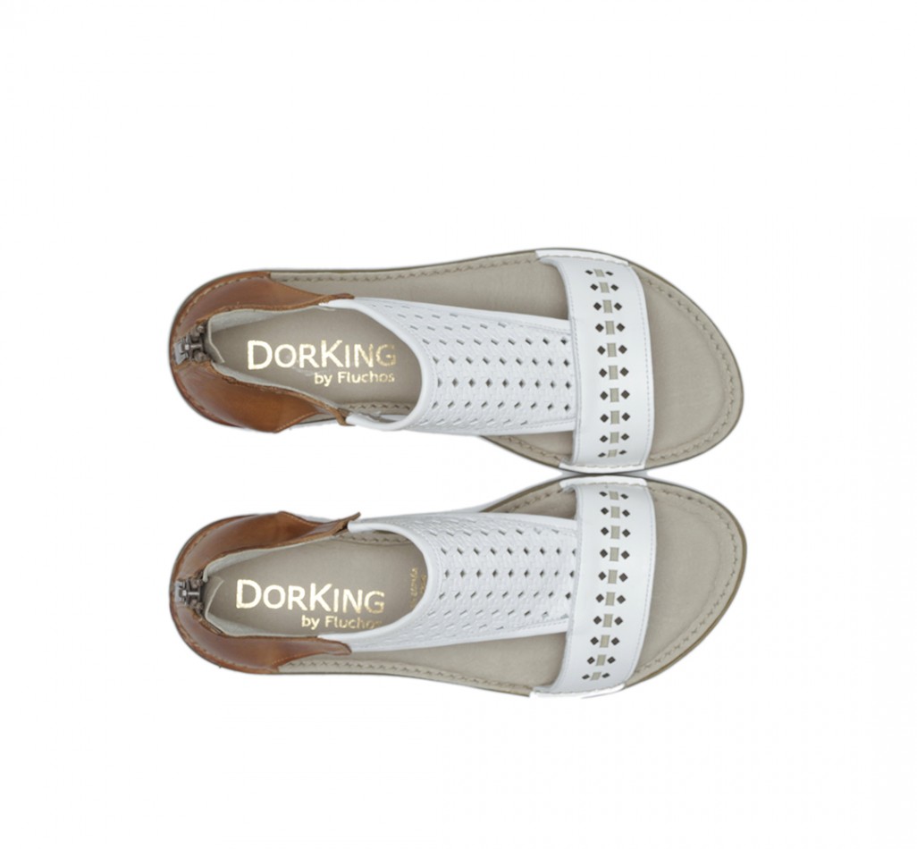 ODA D8524 White Sandal