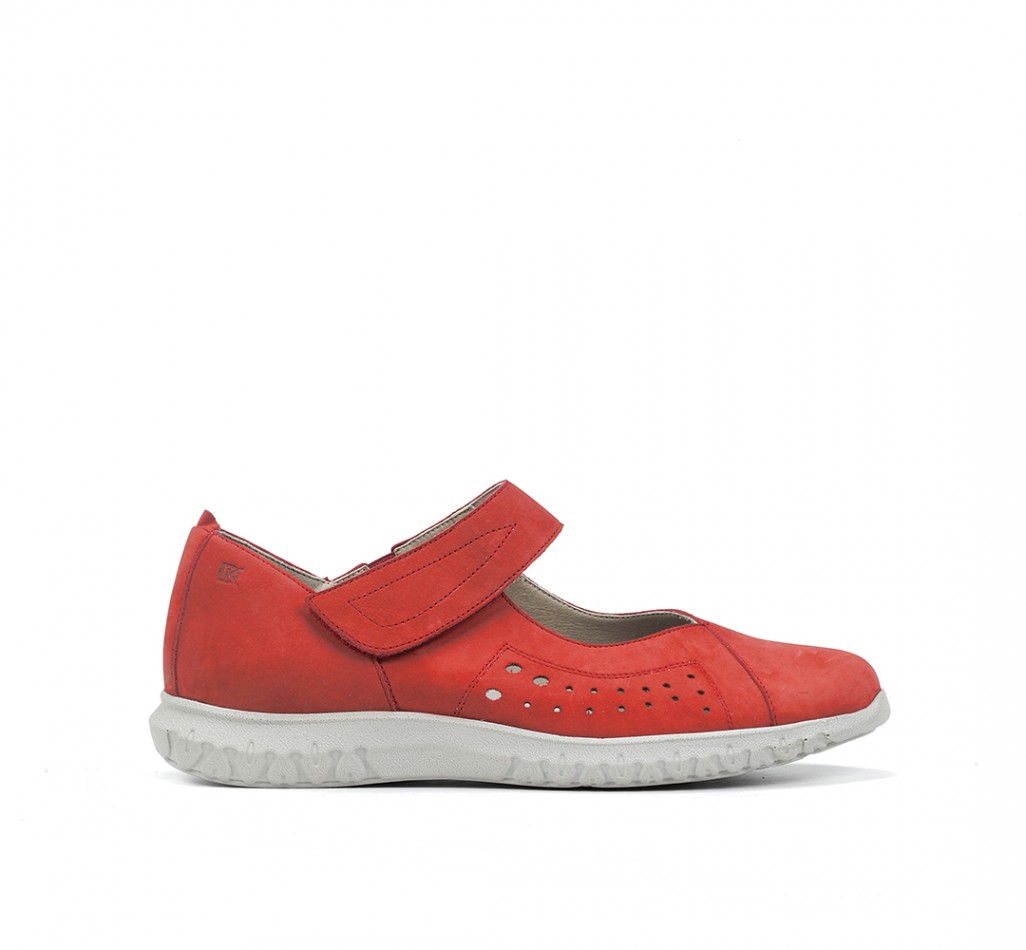 SILVER D8227 Red Sneakers