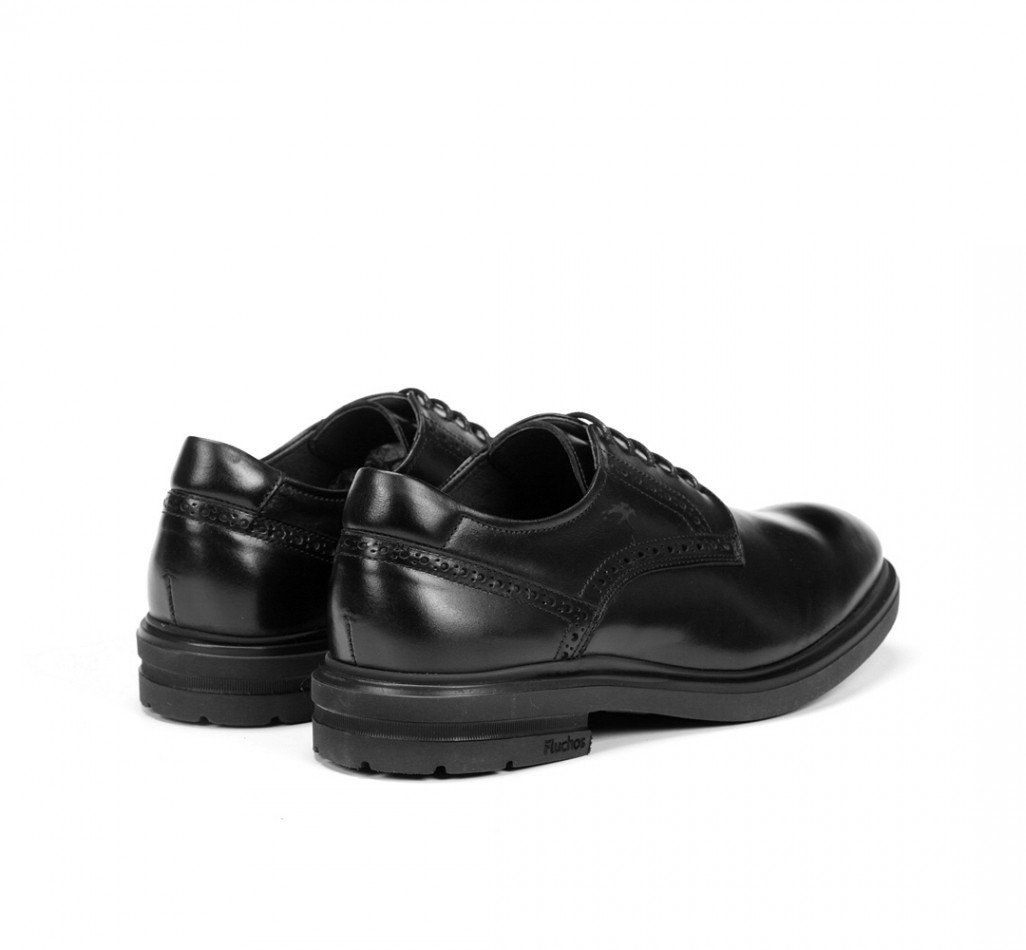 BELGAS F0630 Chaussure de dentelle noire