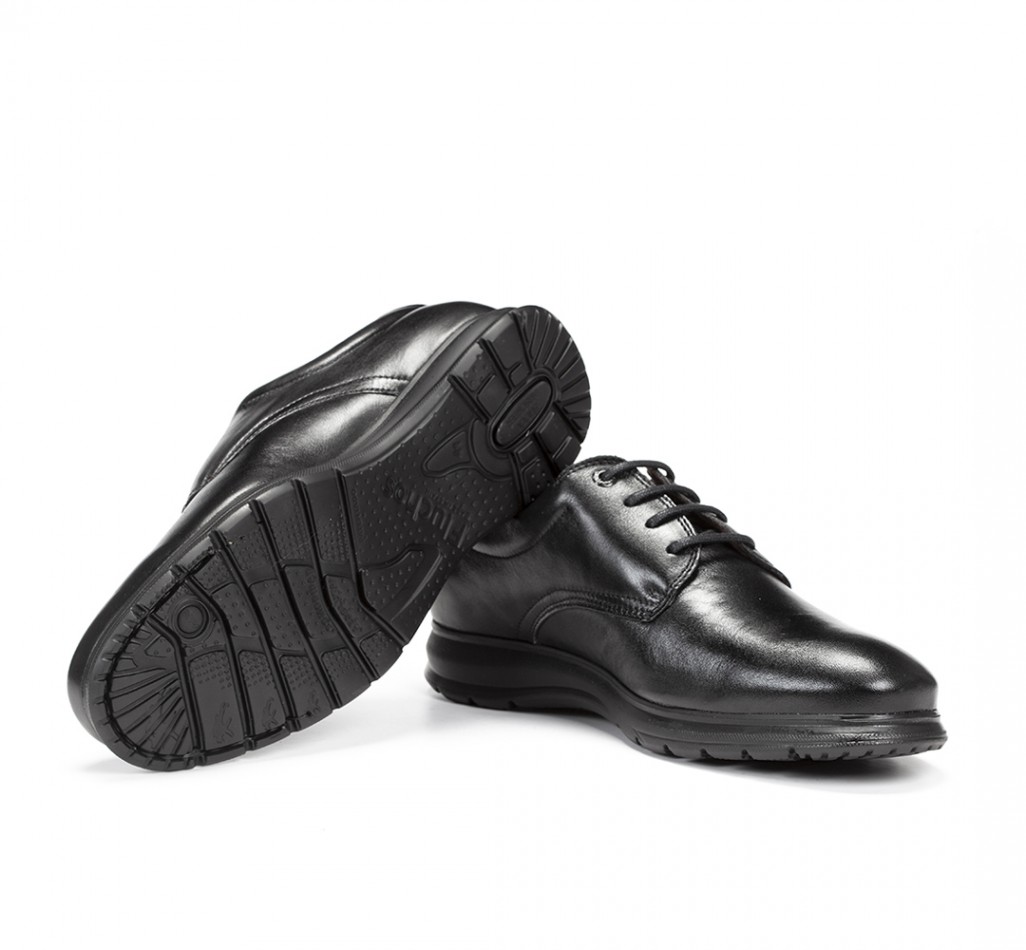 ZETA F0604 Chaussure de dentelle noire