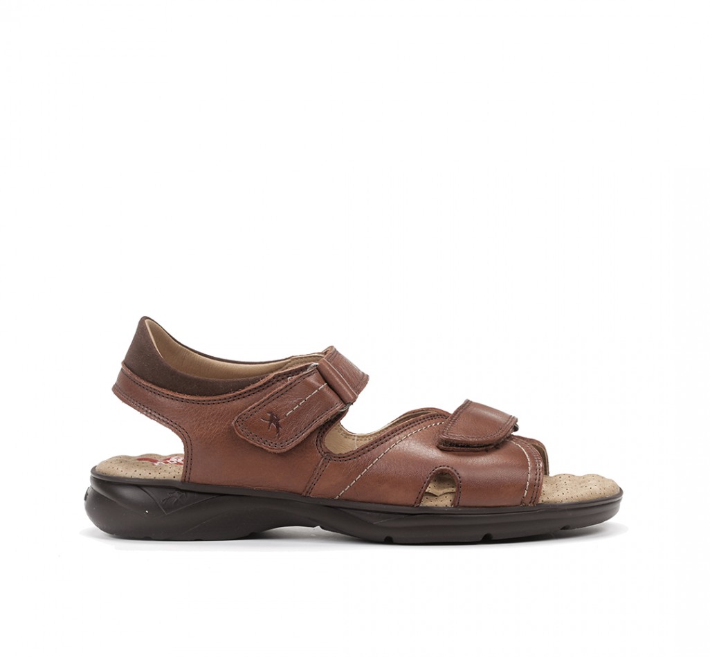 DOZER F0534 Sandale brune.