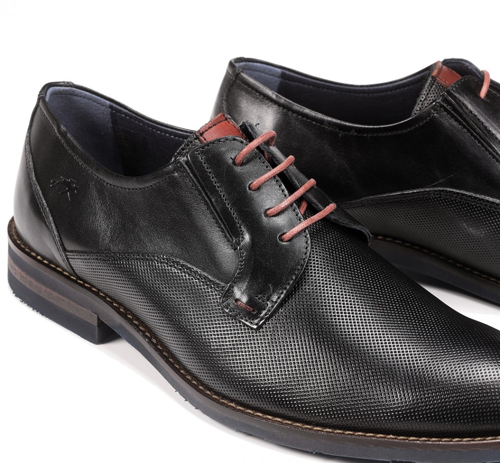 OLIMPO F0123 Chaussure de dentelle noire