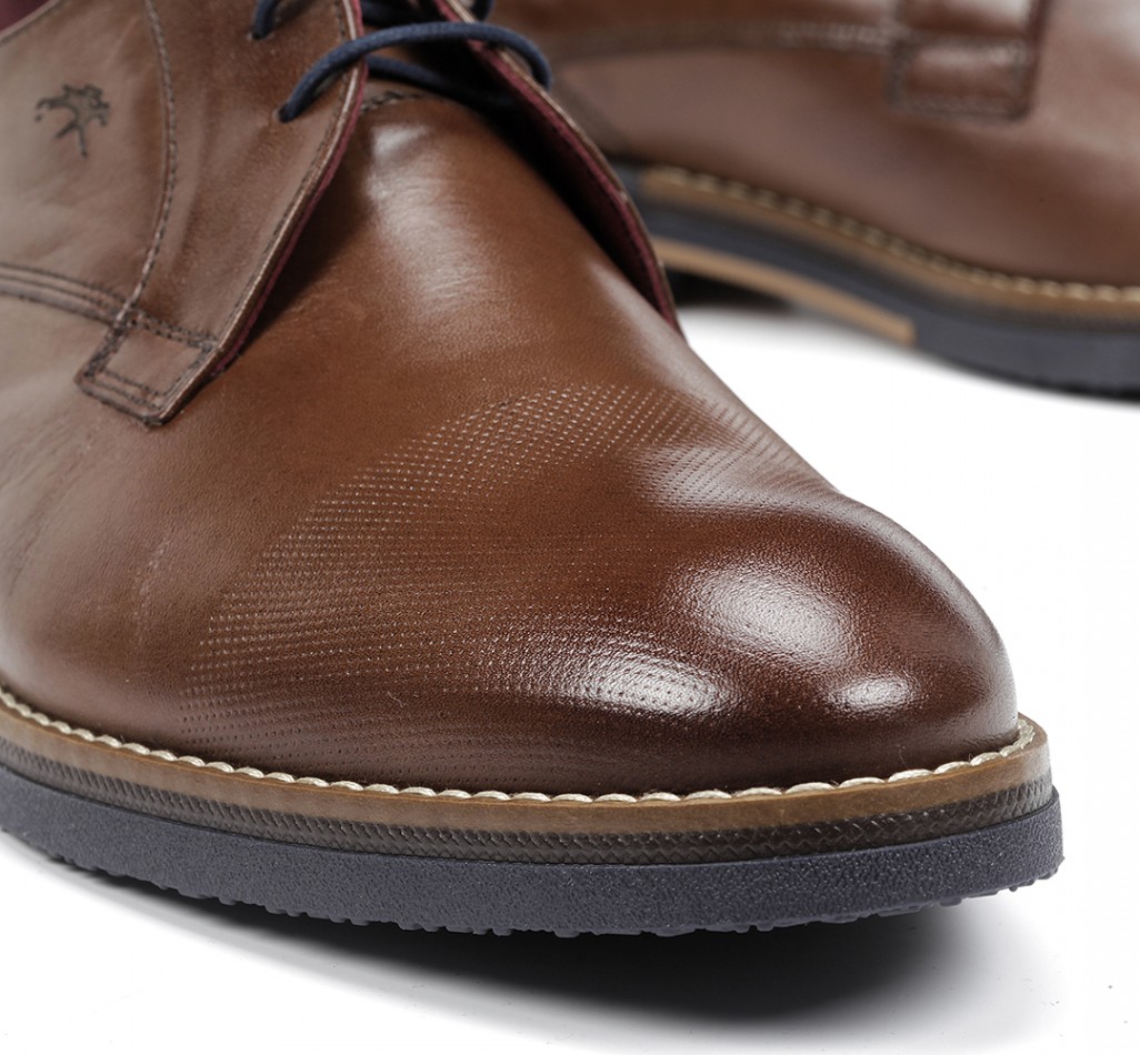 CLOONEY F0532 Chaussure de dentelle brune