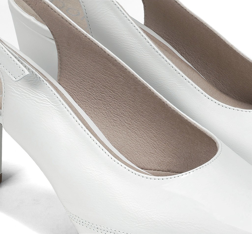 BLESA D6604 Chaussure à talons blancs