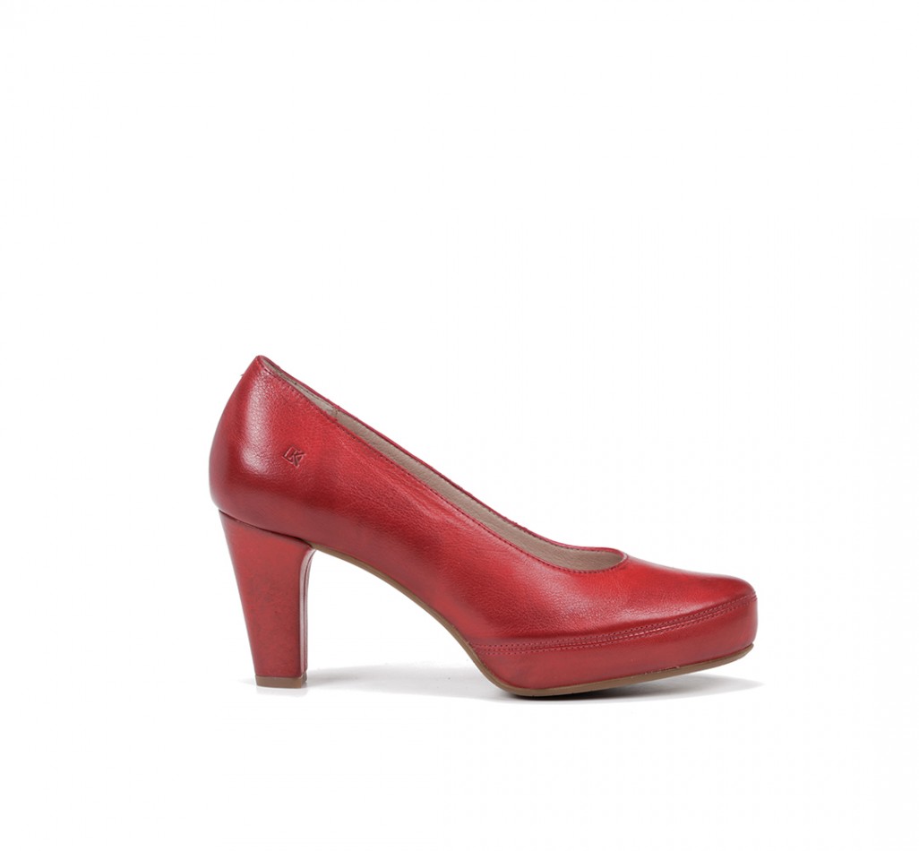 BLESA D5794 Chaussure à talons rouges