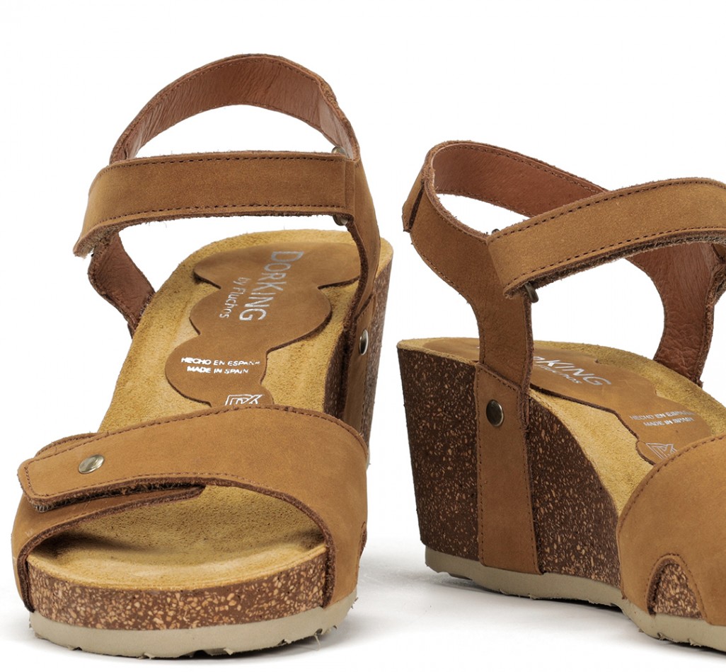 PALMA D8552 Sandale de coin brun