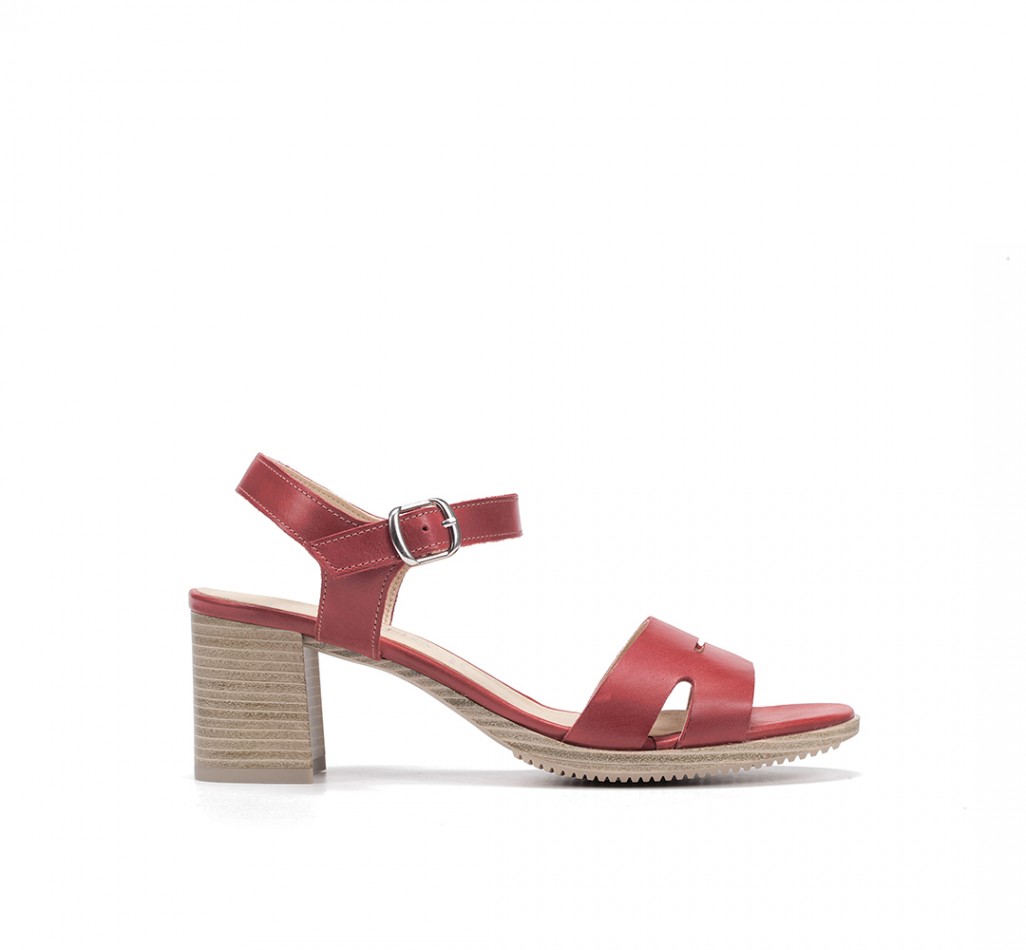 BORA D8559 Sandale rouge.