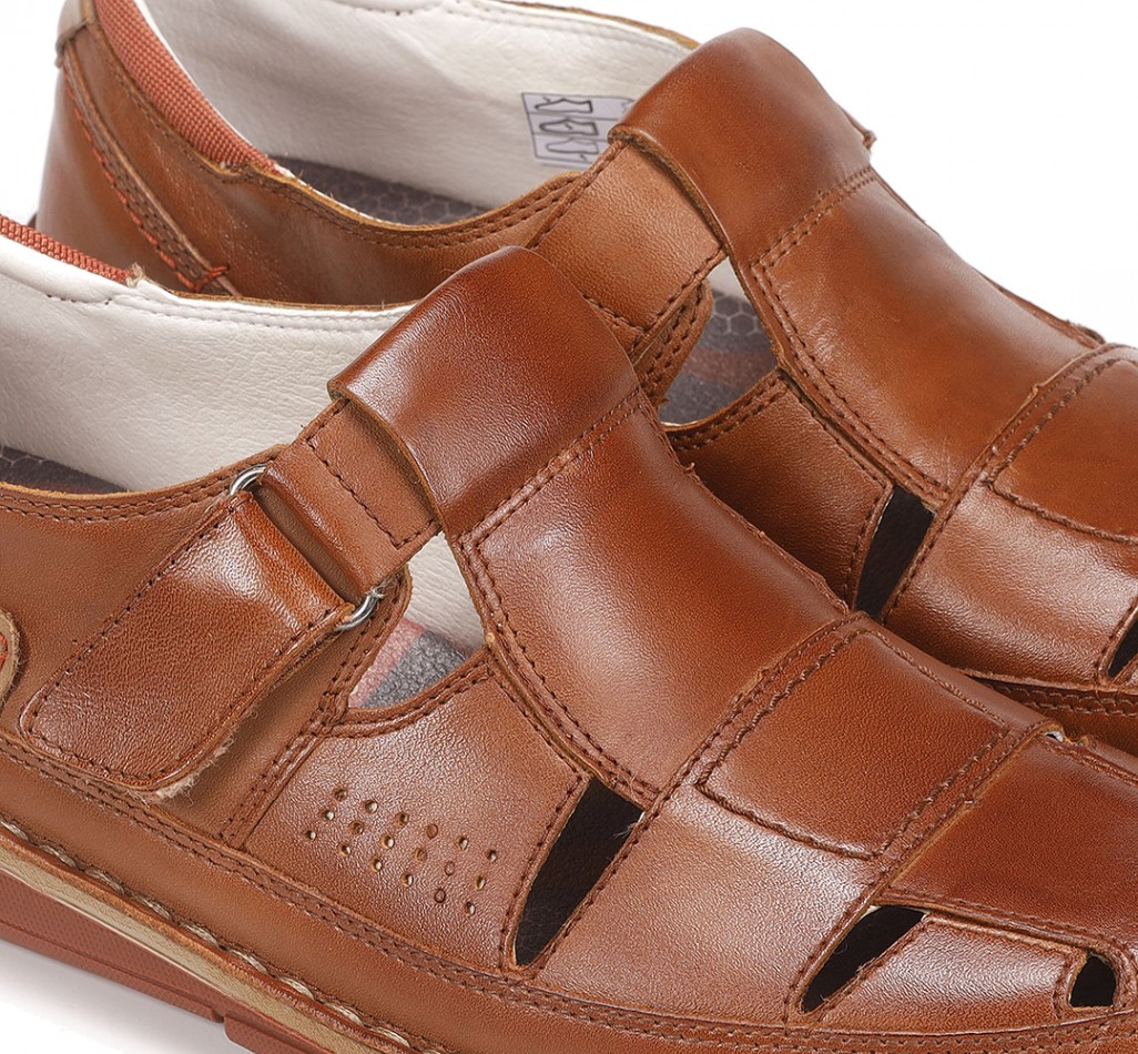 ALFA F0790 Sandale brune.